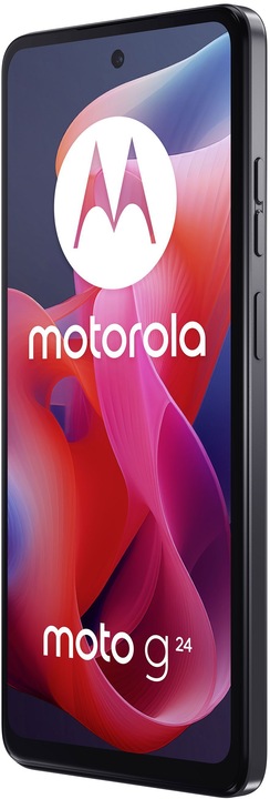 Actual product image Motorola moto g24 (128 GB, Charcoal Mat, 6.56", Dual SIM, 50 Mpx, 4G)