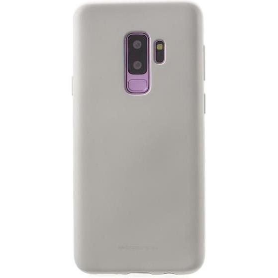 Goospery Soft Feeling Jelly Series (Samsung Galaxy S9+), Smartphone Hülle, Grau