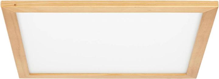 Actual product image Lucande Joren LED ceiling light angular wood 52cm (2000 lm)