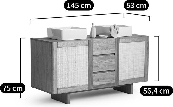Actual product image La Redoute Interieurs Arty (145 x 53 x 75 cm)