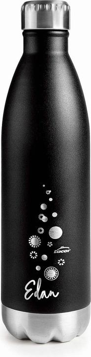 Lacor Double Wall Stainless Steel Bottle 0.75L Black (75 l)