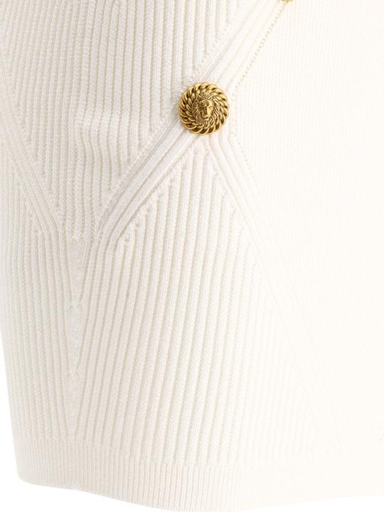 Actual product image Balmain Knitted skirt with buttons (38)