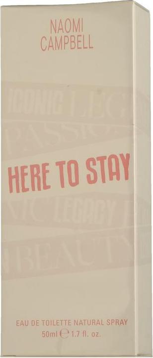 Actual product image Naomi Campbell Here To Stay (Eau de toilette, 50 ml)