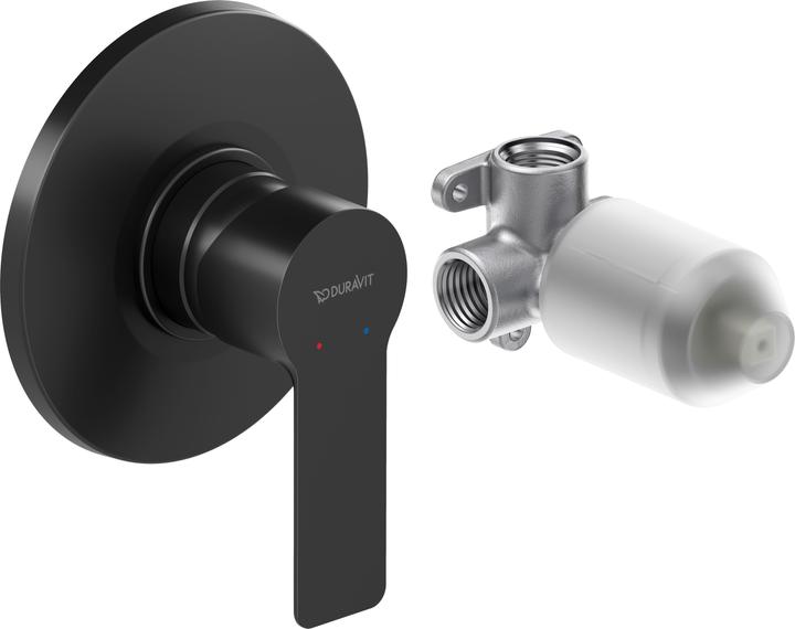 Produktbild Duravit D-Code Einhebelmischer Unterputz Set, Rosette rund