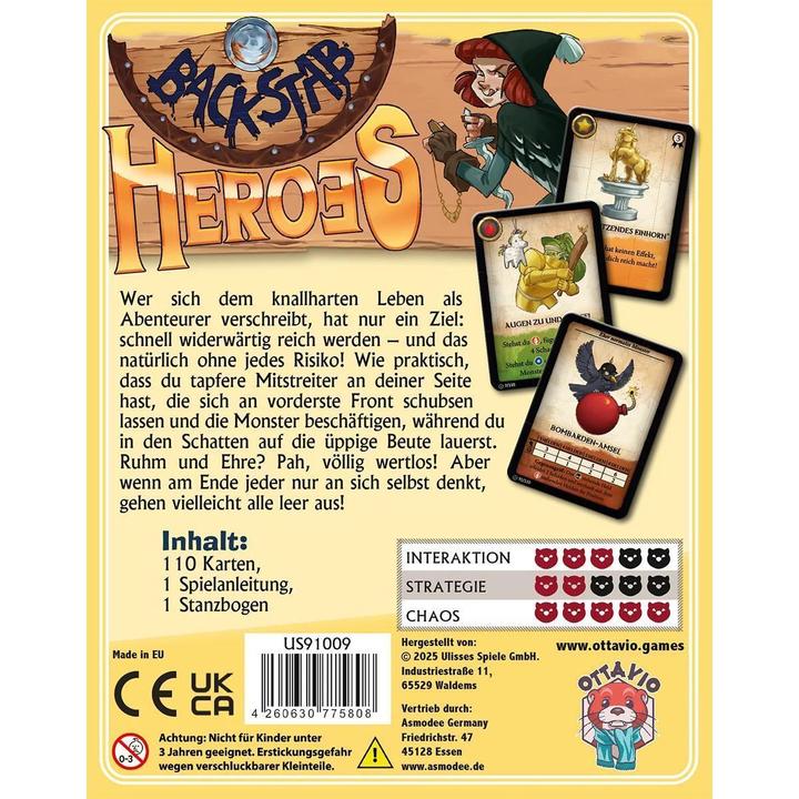 Actual product image Ottavio Backstab Heroes (German)