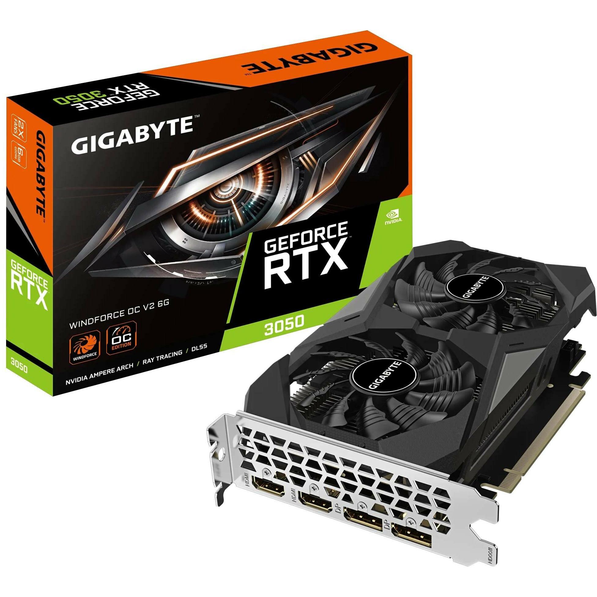 Gigabyte GeForce RTX 3050 Windforce OC V2 (6 GB), Grafikkarte