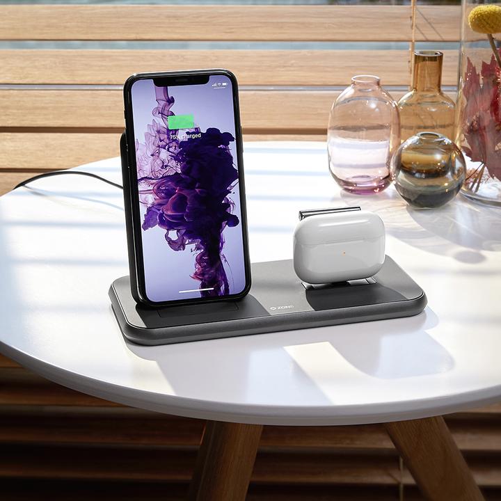 Immagine prodotto Zens Alluminio doppio caricatore senza fili + dock (20 W)