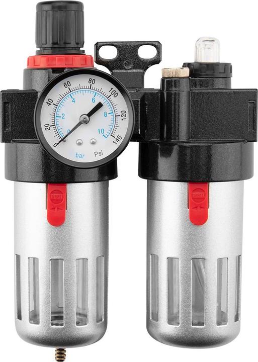 Produktbild Neo Luftaufbereitungssatz, Filter, Öl und Reduzierstück, 1/2", Metallgehäuse