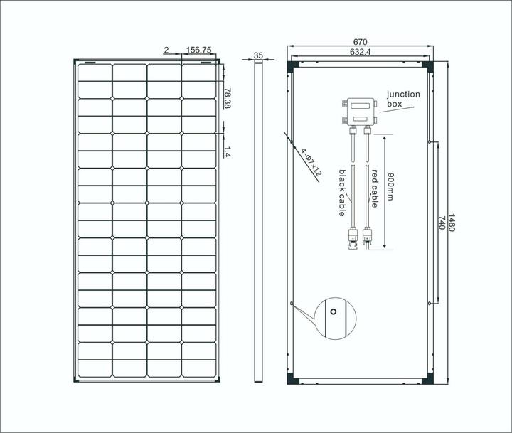Produktbild Enjoy solar Mono PERC (180 W, 10.90 kg)