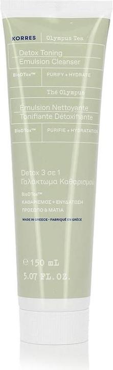 Actual product image Korres Olympus Tea Detox Toning Emulsion Cleanser (150 ml)