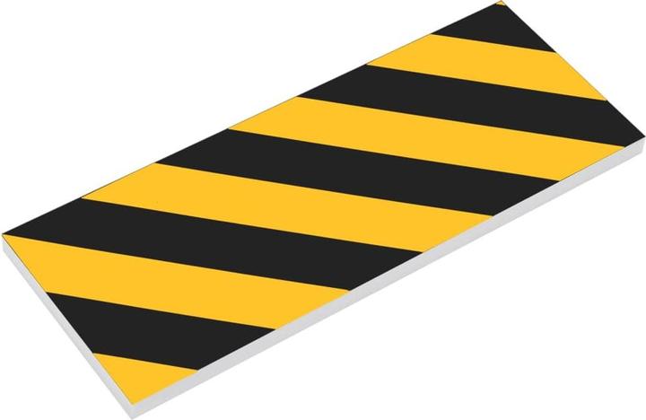 Produktbild VidaXL Wandschutz 6 Stk. Gelb & Schwarz 50x10x2 cm EVA (50 x 10 x 2 cm)