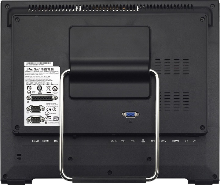 Produktbild Shuttle Barebone XPC X508 Schwarz (Intel Celeron 5205U)