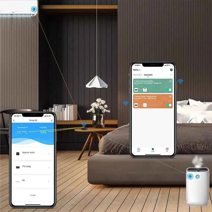 Produktbild Tellur Smart IR WiFi Remote Control&Temperature And Humidity Sensor
