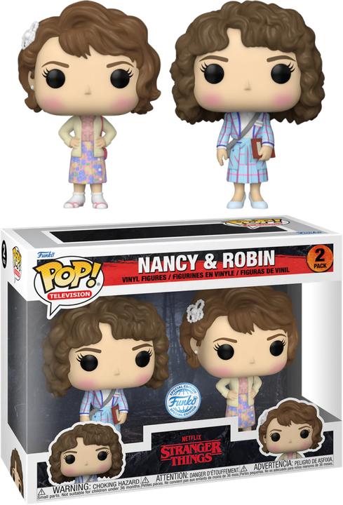 Actual product image Funko POP! Stranger Things S4 Nancy & Robin 2PK EXM