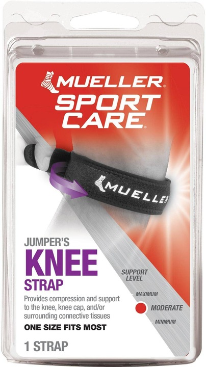 Produktbild Mueller Jumpers Kniegurt Universalgrösse schwarz (One Size)