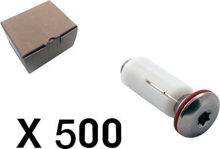 Immagine prodotto Cubic Daekselskrue con confezione da 500 pezzi.