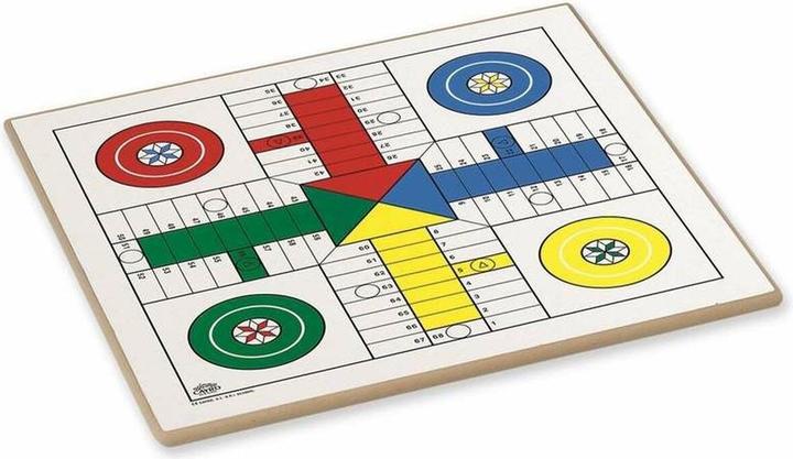 Actual product image Cayro Parcheesi board, chess and draughts wood