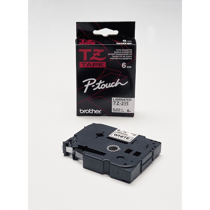 Immagine prodotto Brother TZe-211 (0.60 cm, Nero, Bianco)