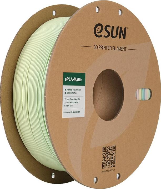 Image du produit eSUN Filament PLA Mat Arc-en-ciel 1.75mm 1000g (PLA, 1.75 mm, 1000 g, Multicolore)