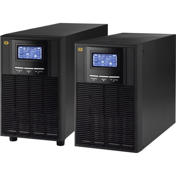 Orvaldi VT2K on-line LCD bat 5min 2000VA (2000 VA, 1800 W, Online-Doppelwandler USV), USV