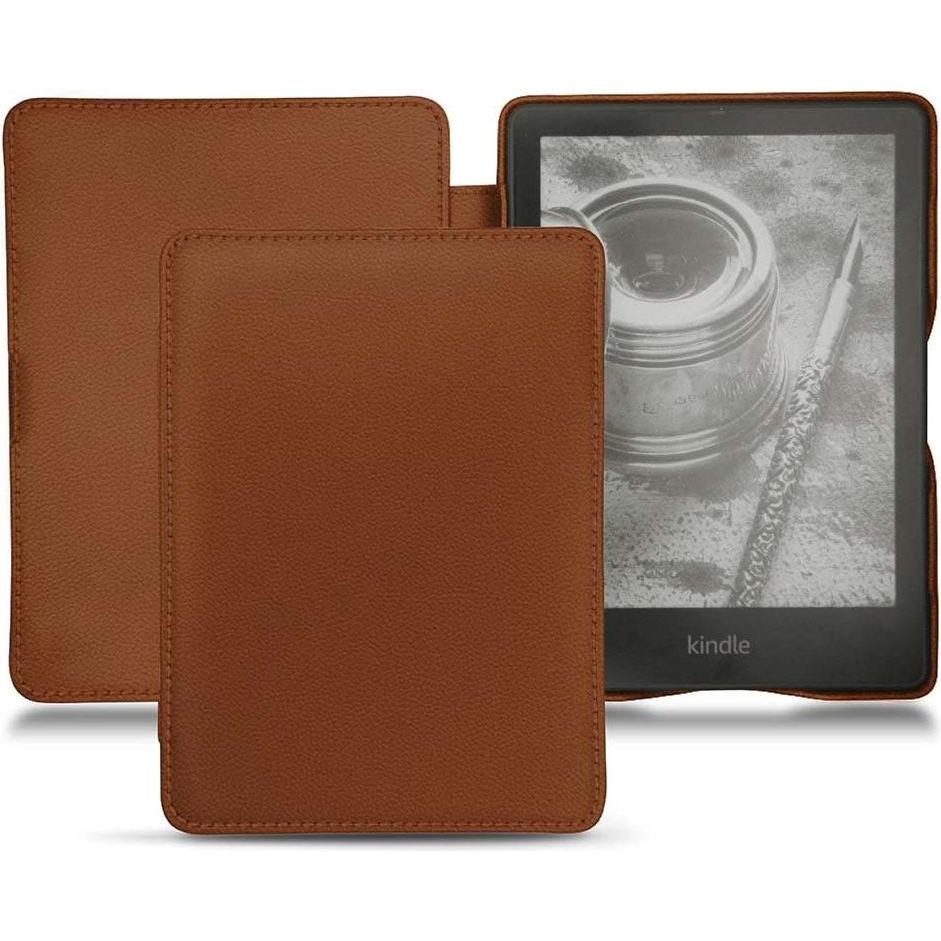 Thumbnail - Noreve Lederschutzhülle horizontal (Kindle Papewhite (2021)), Tablet Hülle, Braun