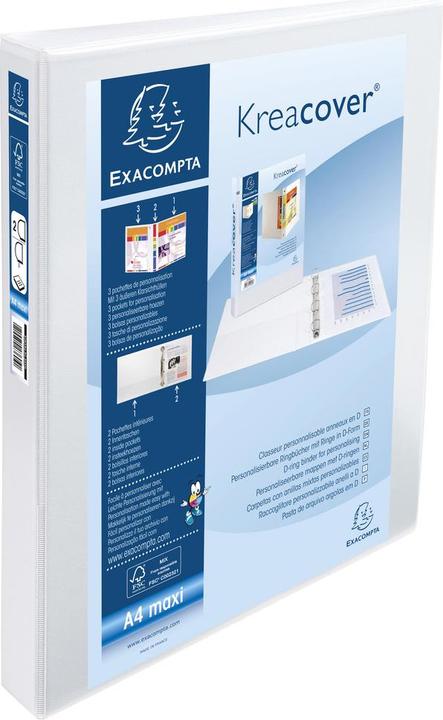 Produktbild Exacompta KREACOVER - Ringbücher A4 Maxi (A4, 47 mm, 1 Stück)