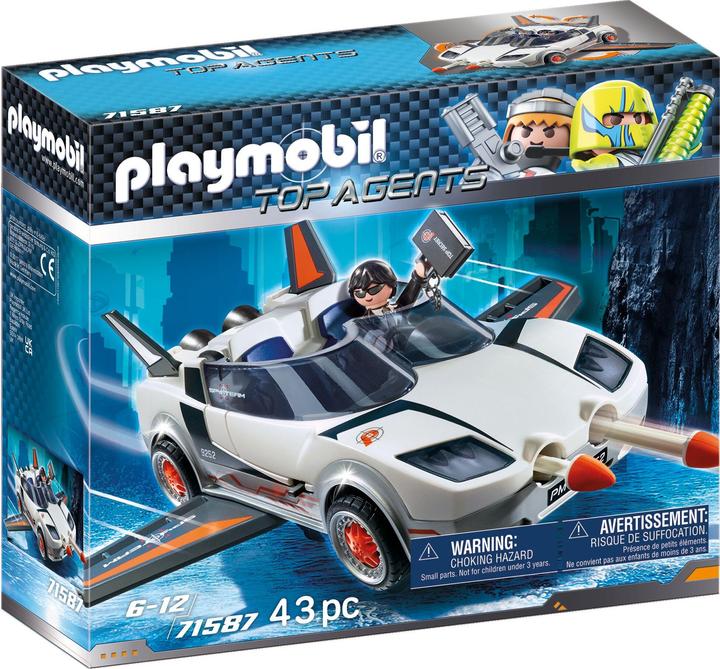Playmobil 71587 La Spy Racer dell'Agente P (71587, Agenti Top Playmobil)