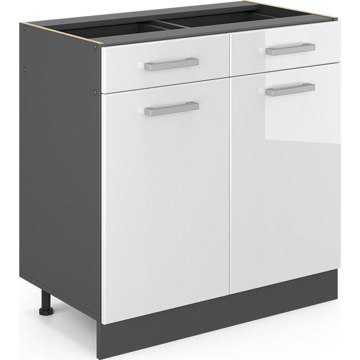 Vicco, Regal, Küchenschrank mit Schublade R-Line (80 x 46 x 81.5 cm)