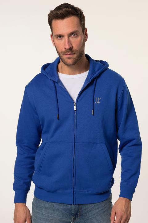 Actual product image JP1880 hoodie jacket, sweat, hood, kangaroo pocket, up to 8 XL (XXL)