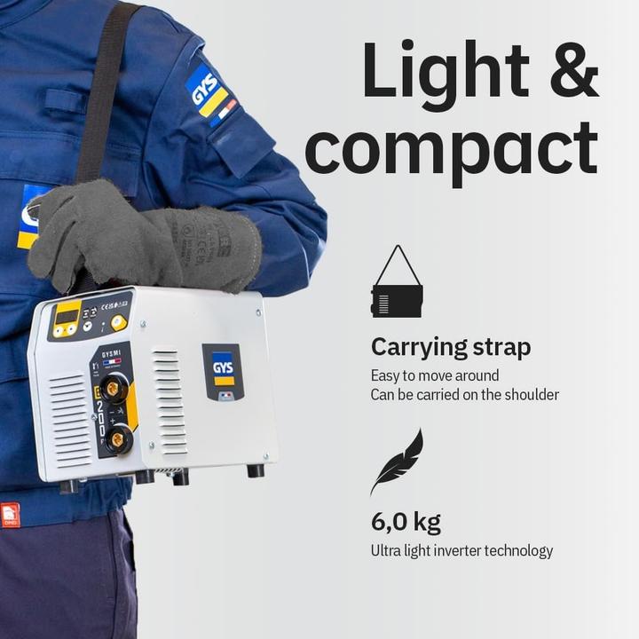Actual product image GYS I E200 welding inverter 5 - 200 A