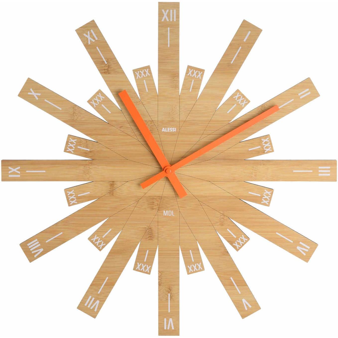 Alessi, Wanduhr, Raggiante Wanduhr (48 cm)