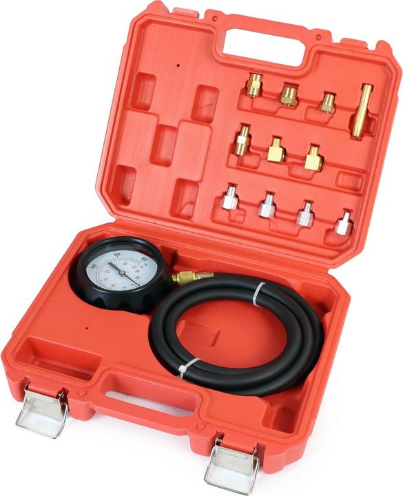 Produktbild Wiltec Öldruckprüfer 12teilig 0-35bar Öldruckmesser Öldrucktester Motoröl