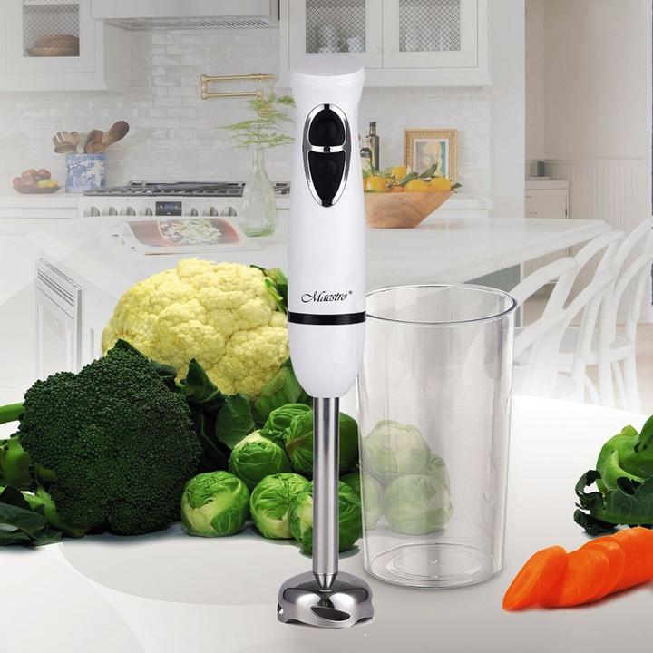 Actual product image Maestro MR510 Blender Cooking Blender Black White 300 W