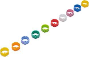 Actual product image Fauna CLICK RINGS 12MM MIX 100X