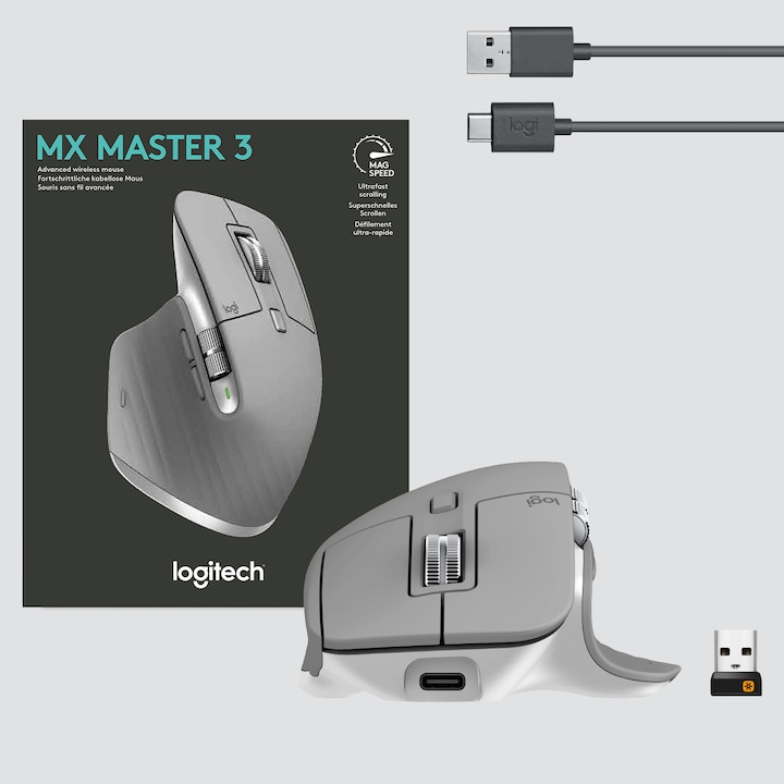 Immagine prodotto Logitech MX Master 3 (Senza fili)
