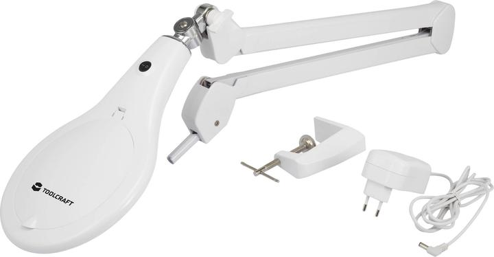 Produktbild Toolcraft TO-7424667 LED Lupenleuchte Vergrösserungsfaktor: 1.75 x EEK: G (A - G) (600 lm)