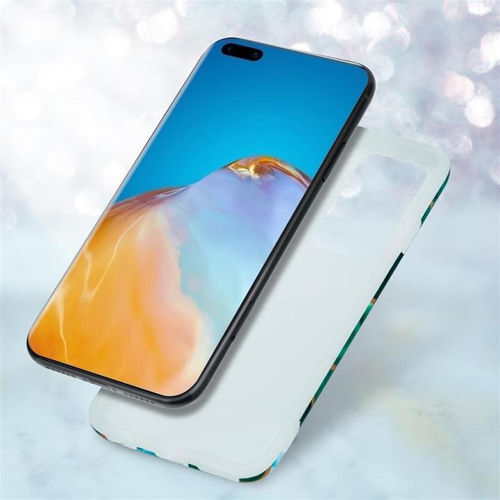 Image du produit Cadorabo Couverture IMD TPU Marbre coloré (Huawei P40)