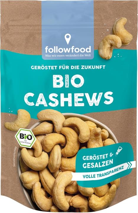 Produktbild Followfood Cashewkerne geröstet & gesalzen (150 g)