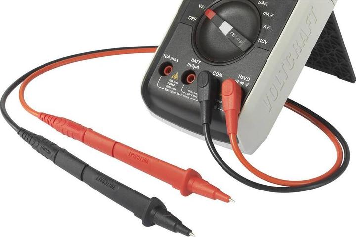 Immagine prodotto Voltcraft VC801 Cavo di prova (spina 4 mm - sonda di prova) 1,5 m Nero-Rosso 1 pz.