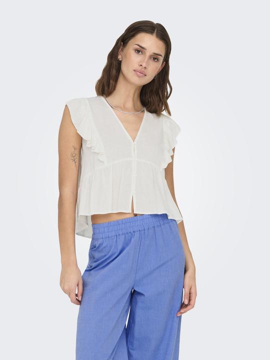Produktbild Only Onlrian Flonce S/S Top Wvn (XL)