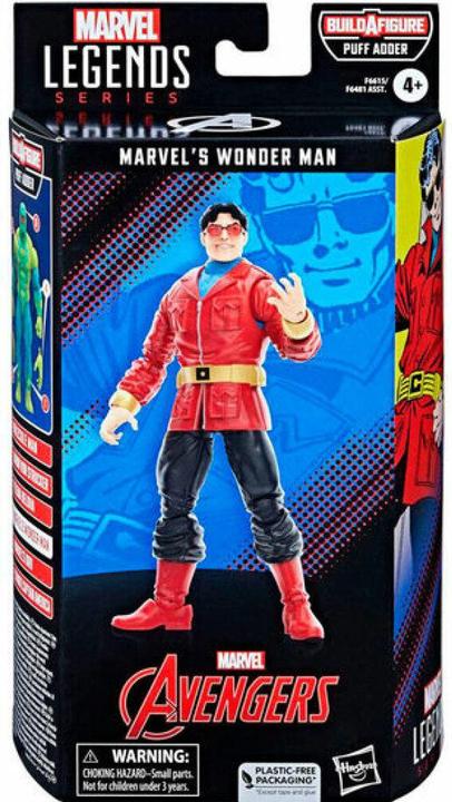 Actual product image Hasbro Marvel Legends figurine Puff Adder BAF: Marvel's Wonder Man 15 cm