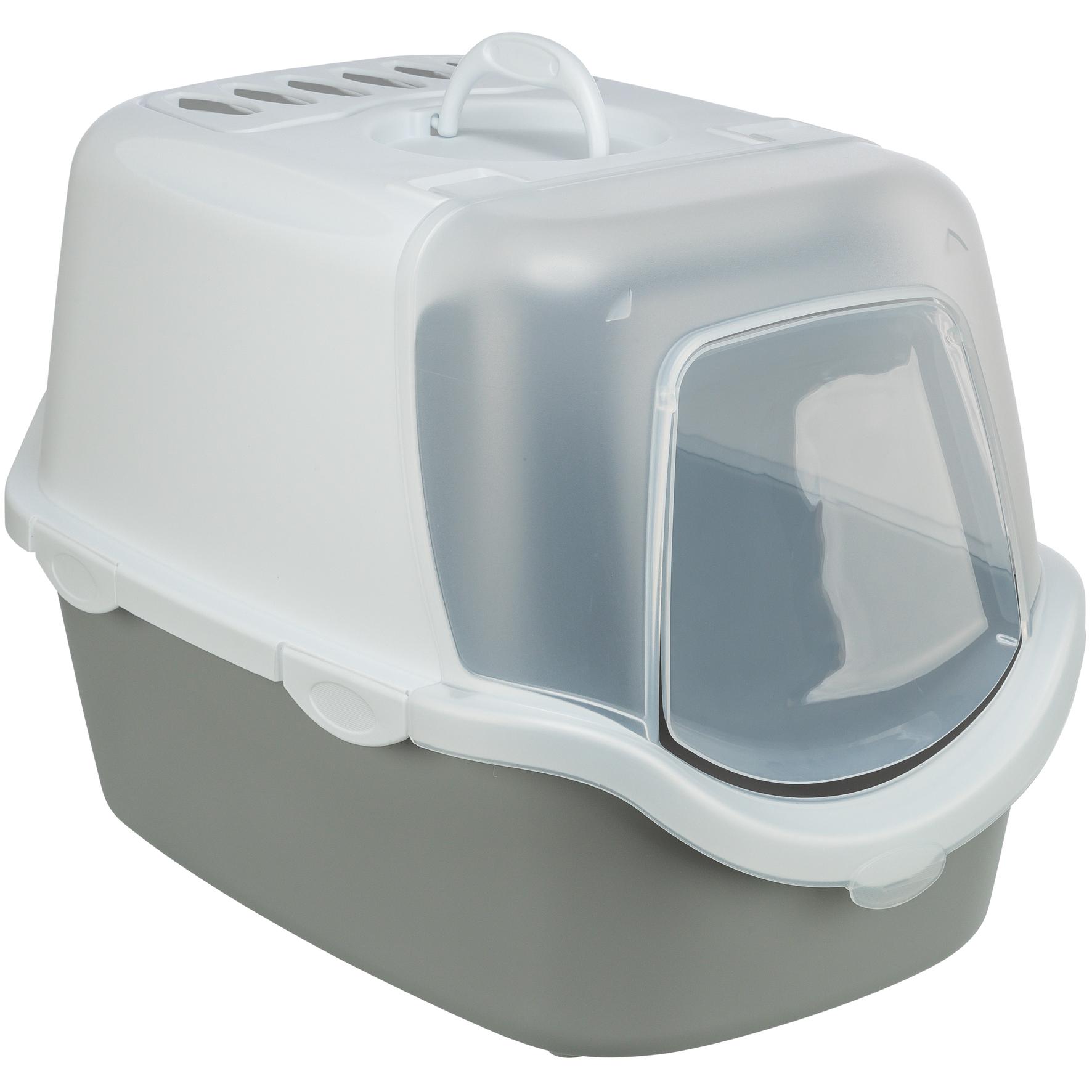 Meilleurs prix pour Trixie Bac à litière Vico Open Top, gris/blanc, Bac à litière pour chat