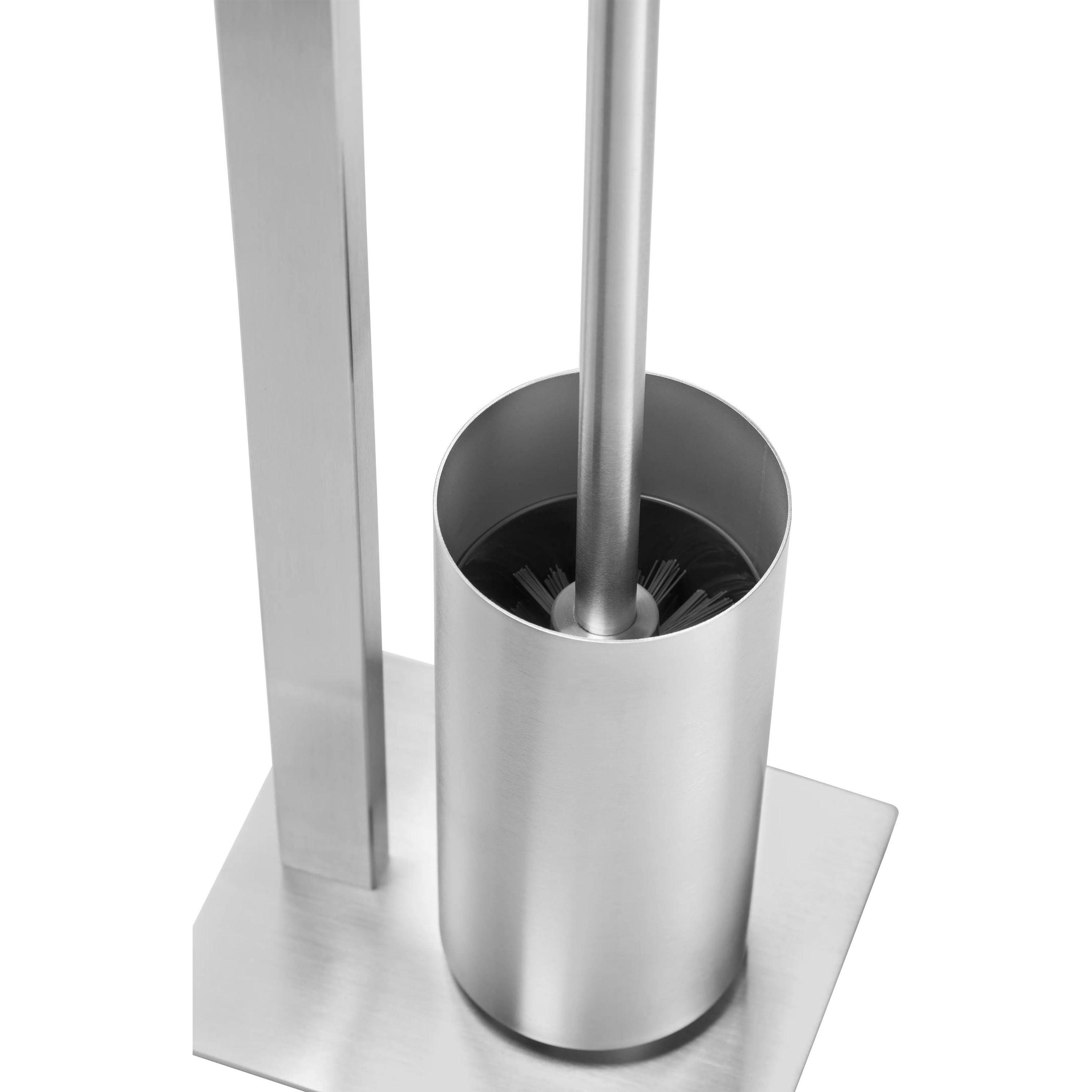 Thumbnail - Zack, Toilettenbürste, Toilettenbutler Silberfarben