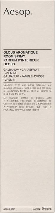 Actual product image Aesop Olous Aromatique (100 ml)