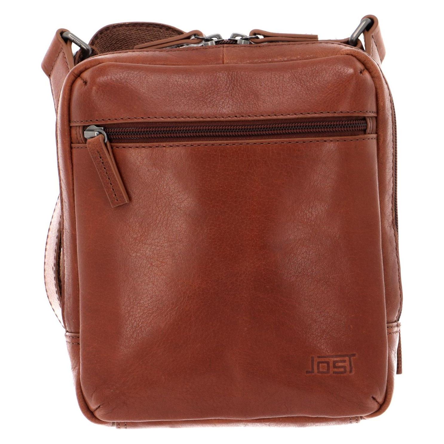 Jost, Unisex, Handtasche, Malmö Crossover Bag, Braun