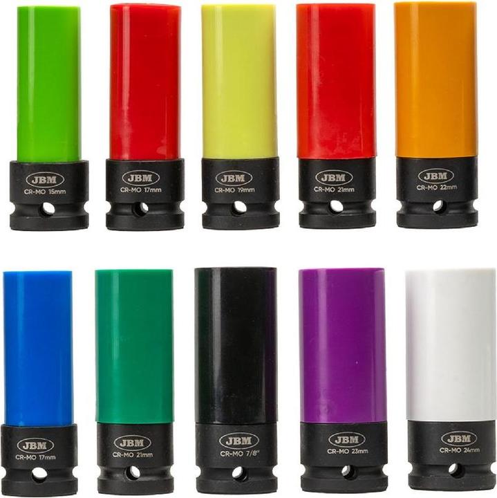 Actual product image 10-teiliger Schlagschrauber-Stecknuss-Set 1/2"