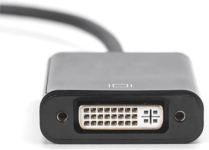 Actual product image Digitus Active DisplayPort Adapter / Converter, DP to DVI (DVI, Mini DP, 15 cm)