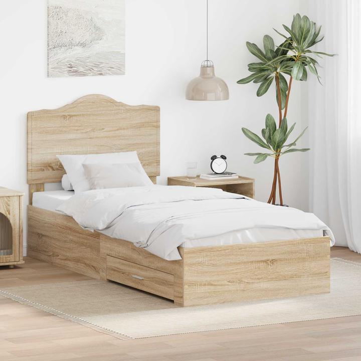 Image du produit vidaXL Moderner Bettrahmen (90 x 190 cm)