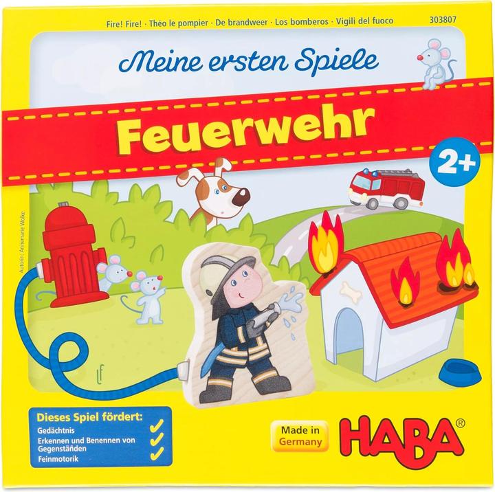 Image du produit Haba Mes premiers jeux - les pompiers (Allemand, Néerlandais, Anglais, Français, Espagnol, Italien)