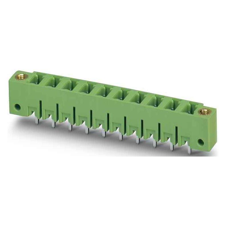 Phoenix Contact Buchsengehäuse-Platine MCV Polzahl Gesamt 10 Rastermass: 5.08 mm 1847699 50 St., Elektronikkabel + Stecker, Grün